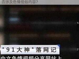 91精品国产人成网站-91 精品国产人成网站是否涉及色情低俗内容？