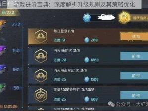 游戏进阶宝典：深度解析升级规则及其策略优化