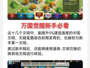 万国觉醒换区重启策略指南：新手攻略与区域选择建议