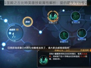 无限幻斗圣殿之丘比特英雄技能属性解析：爱的箭矢与治愈之光详解