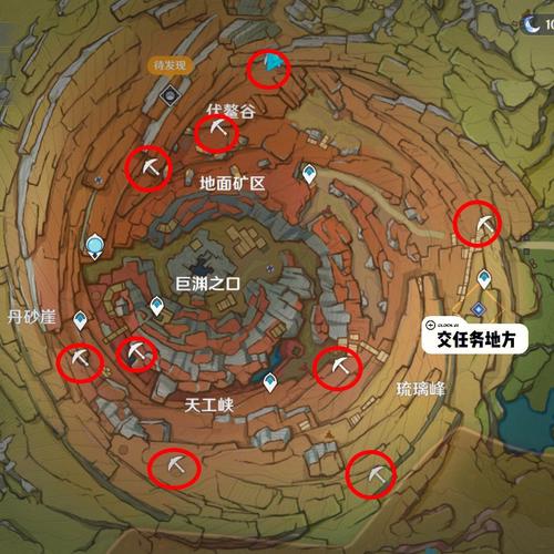 原神秘境探宝:老石采集攻略,精准定位老石所在位置