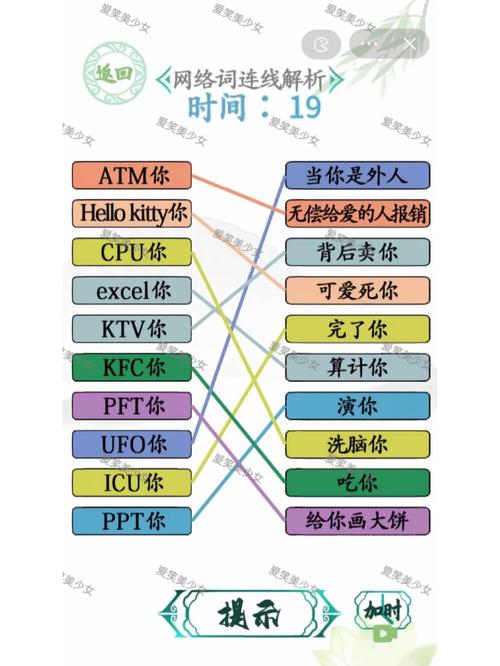 《汉字找茬王西游配对连线攻略，挑战你的连线智慧》