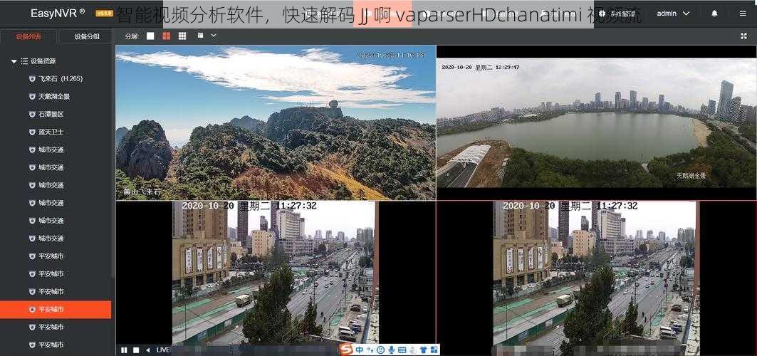 智能视频分析软件，快速解码 JJ 啊 vaparserHDchanatimi 视频流