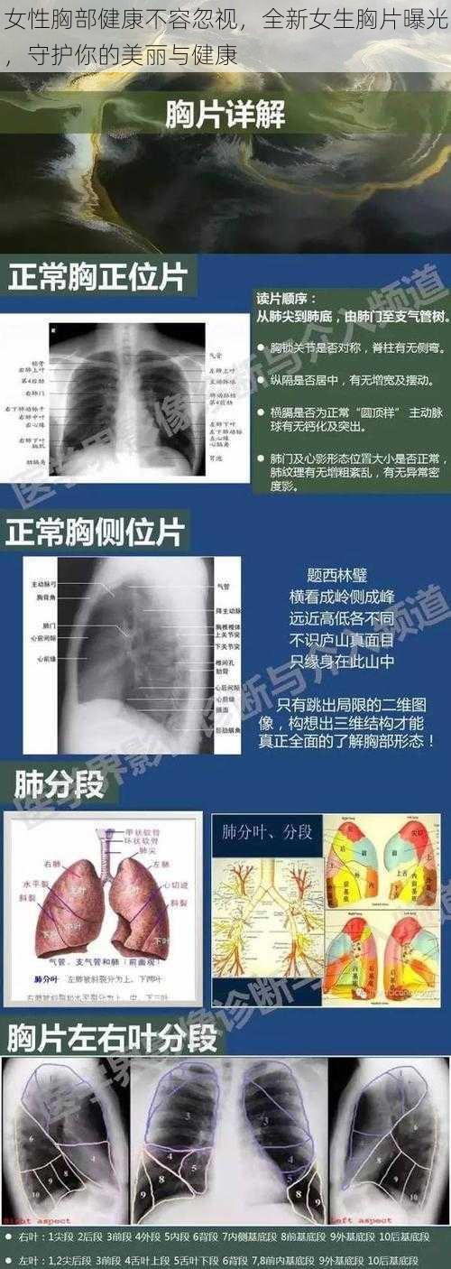 女性胸部健康不容忽视，全新女生胸片曝光，守护你的美丽与健康