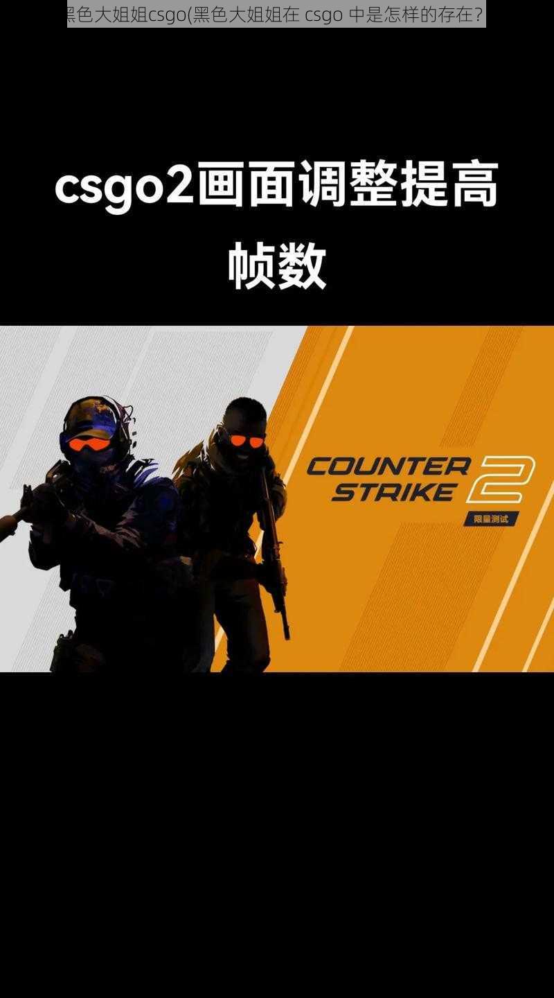 黑色大姐姐csgo(黑色大姐姐在 csgo 中是怎样的存在？)