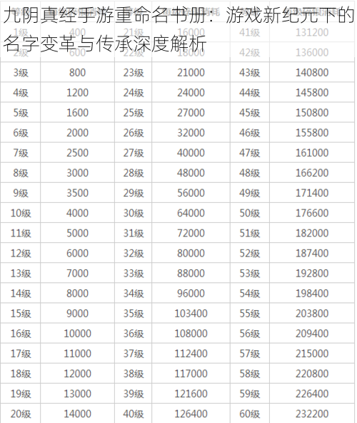 九阴真经手游重命名书册：游戏新纪元下的名字变革与传承深度解析