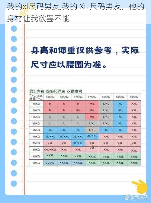 我的xl尺码男友,我的 XL 尺码男友，他的身材让我欲罢不能