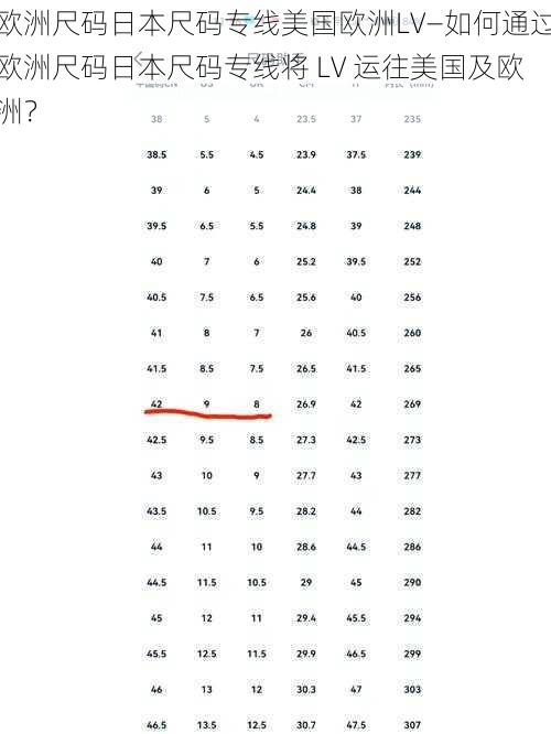 欧洲尺码日本尺码专线美国欧洲LV—如何通过欧洲尺码日本尺码专线将 LV 运往美国及欧洲？