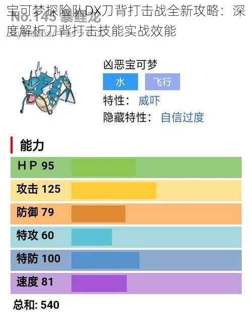 宝可梦探险队DX刀背打击战全新攻略：深度解析刀背打击技能实战效能