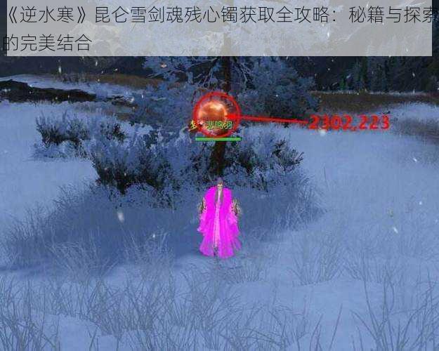 《逆水寒》昆仑雪剑魂残心镯获取全攻略：秘籍与探索的完美结合