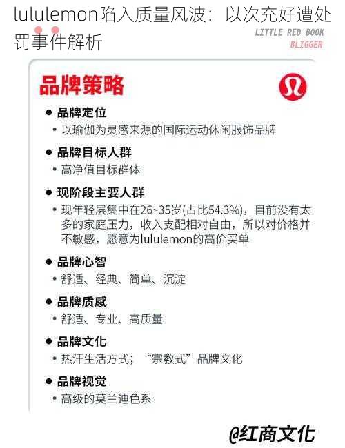 lululemon陷入质量风波：以次充好遭处罚事件解析