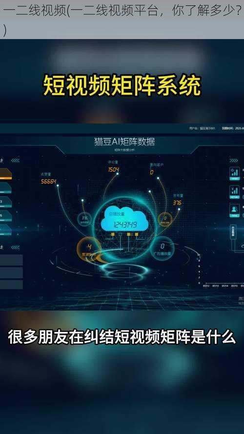 一二线视频(一二线视频平台，你了解多少？)