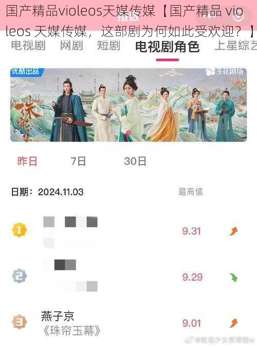国产精品violeos天媒传媒【国产精品 violeos 天媒传媒，这部剧为何如此受欢迎？】