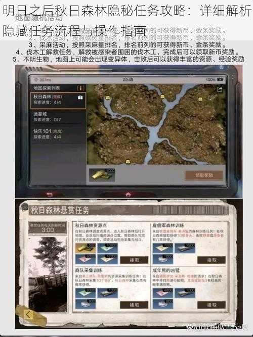 明日之后秋日森林隐秘任务攻略：详细解析隐藏任务流程与操作指南