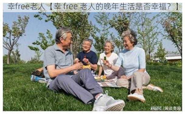 幸free老人【幸 free 老人的晚年生活是否幸福？】