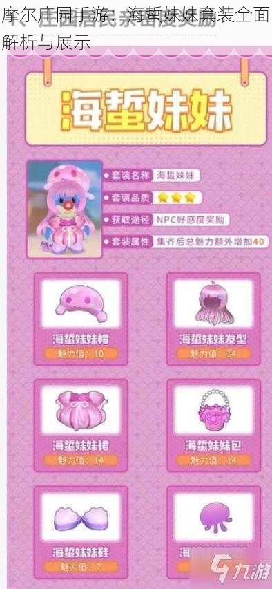 摩尔庄园手游：海蜇妹妹套装全面解析与展示