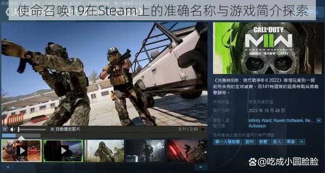 使命召唤19在Steam上的准确名称与游戏简介探索