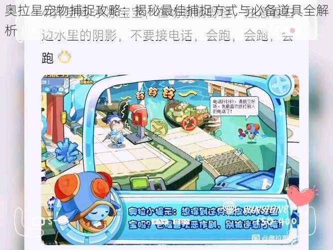 奥拉星宠物捕捉攻略：揭秘最佳捕捉方式与必备道具全解析